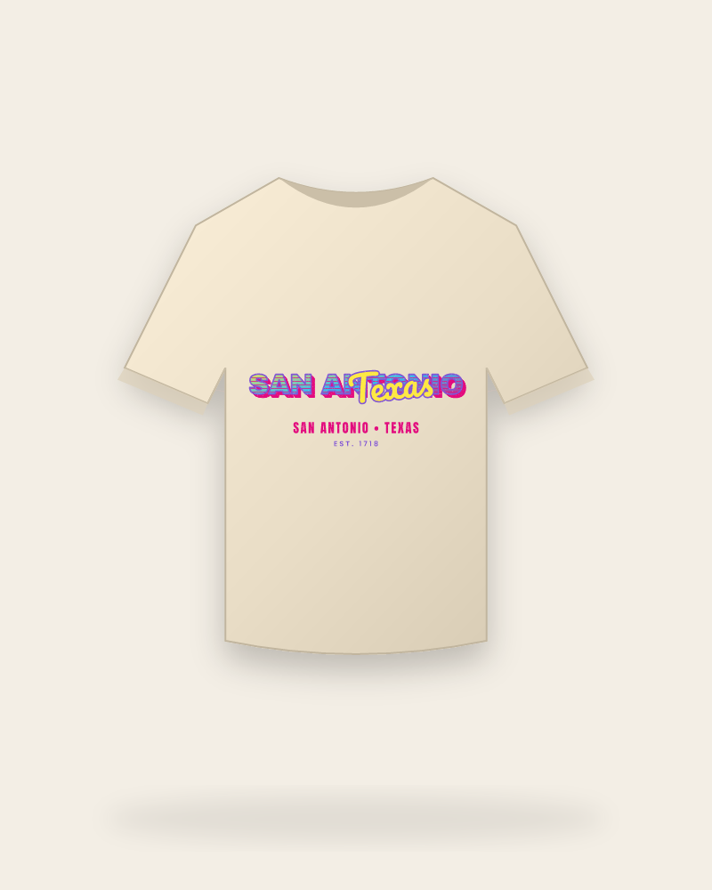 San Antonio Music TV Organic Cotton Tee