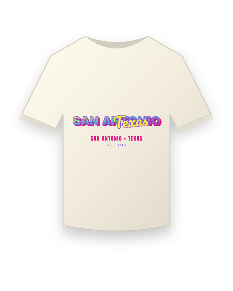 San Antonio Music TV Vintage Wash Tee