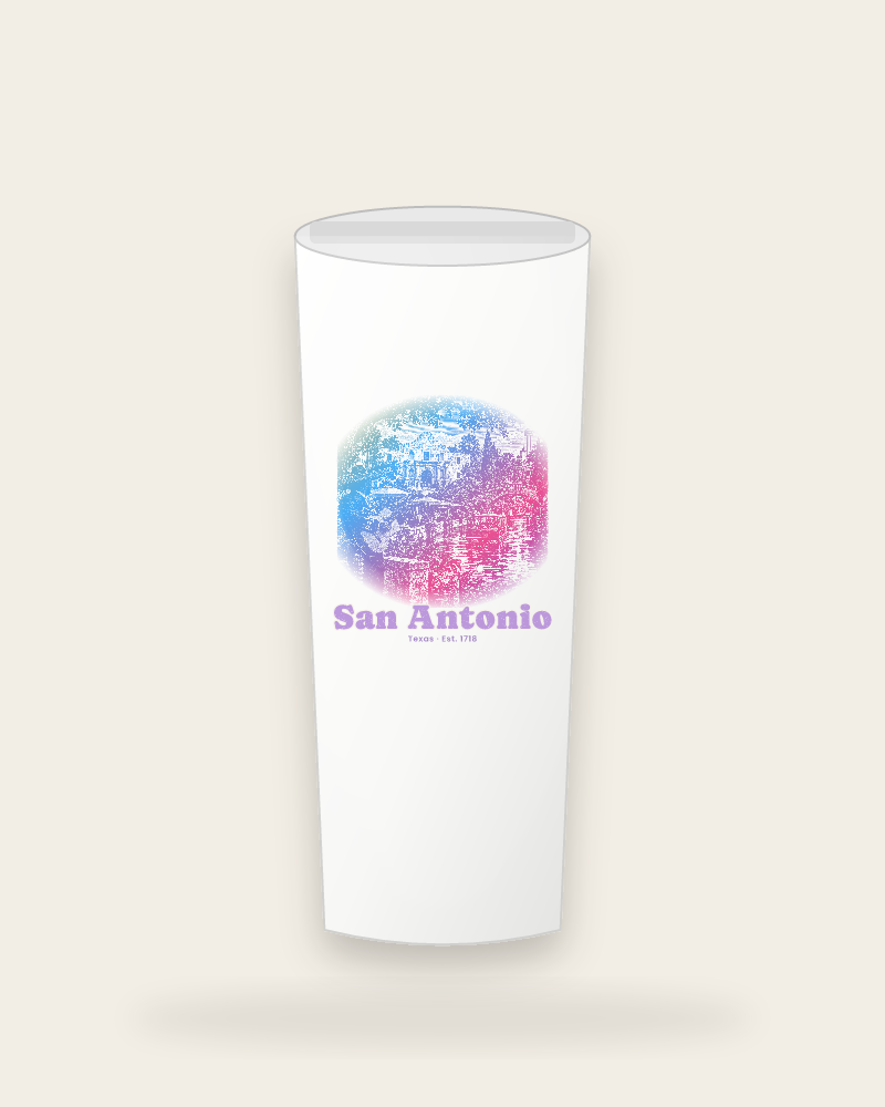 San Antonio Mission & River Walk Insulated Tumbler 20oz