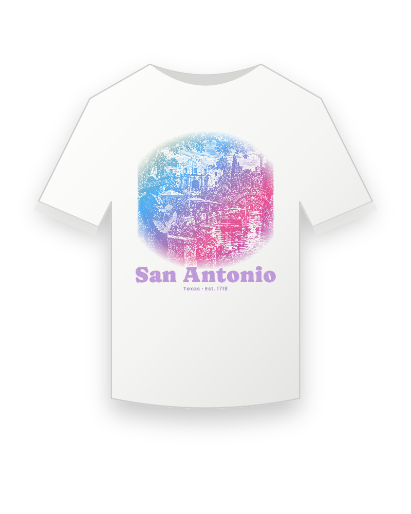 San Antonio Mission & River Walk Youth Tee