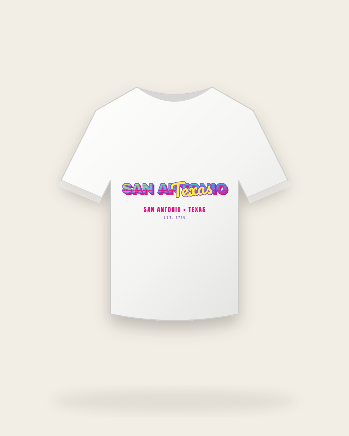 San Antonio Music TV Youth Tee in White