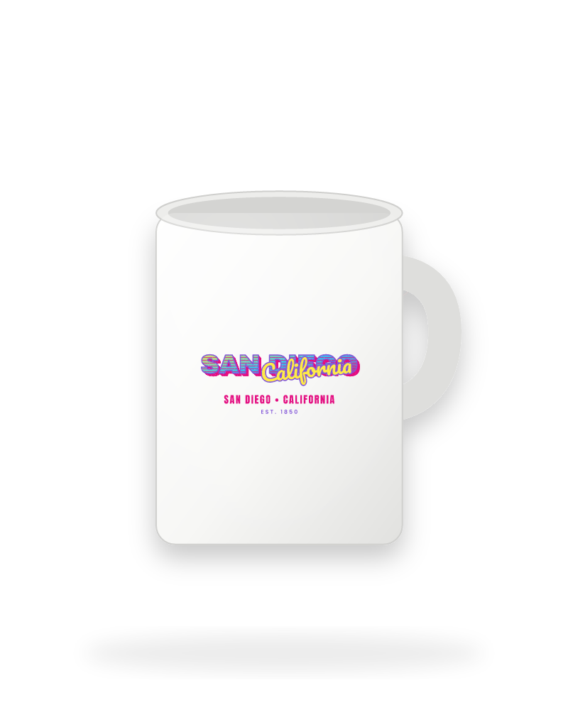 San Diego Music TV Ceramic Mug 15oz