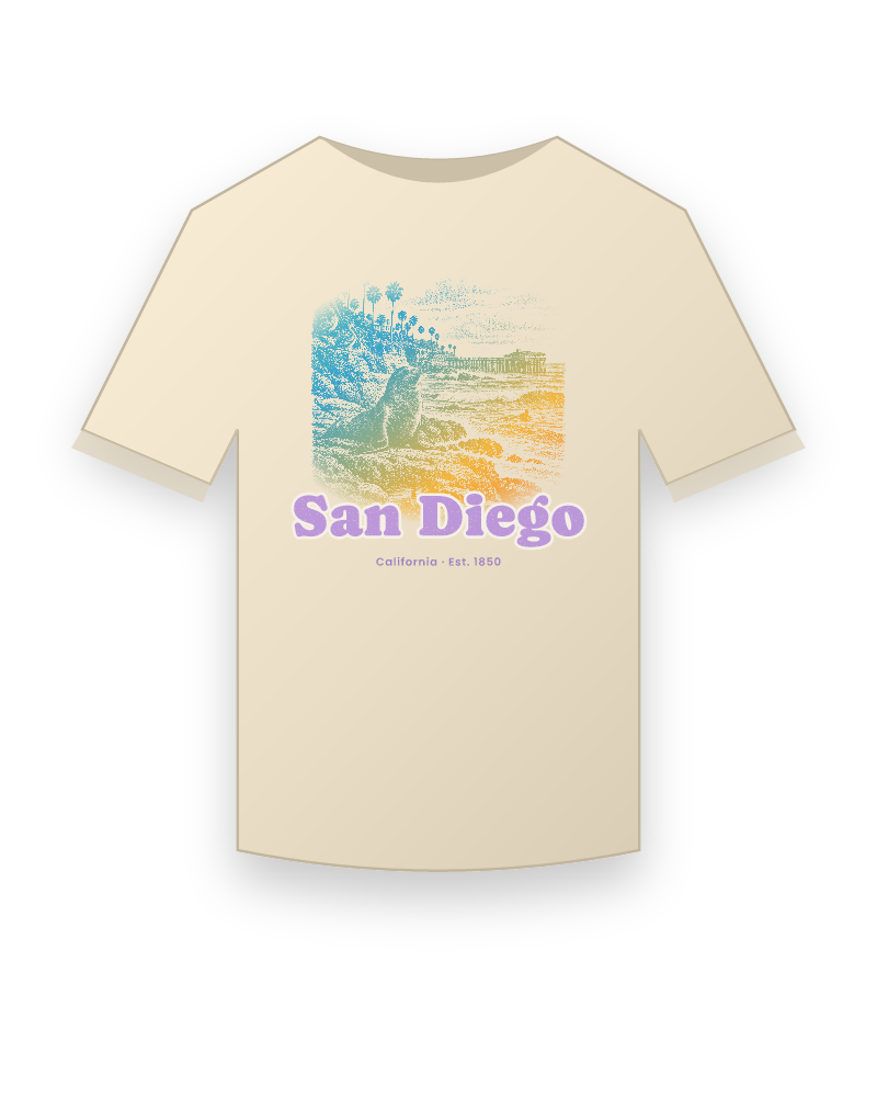 San Diego La Jolla Cove Classic Tee