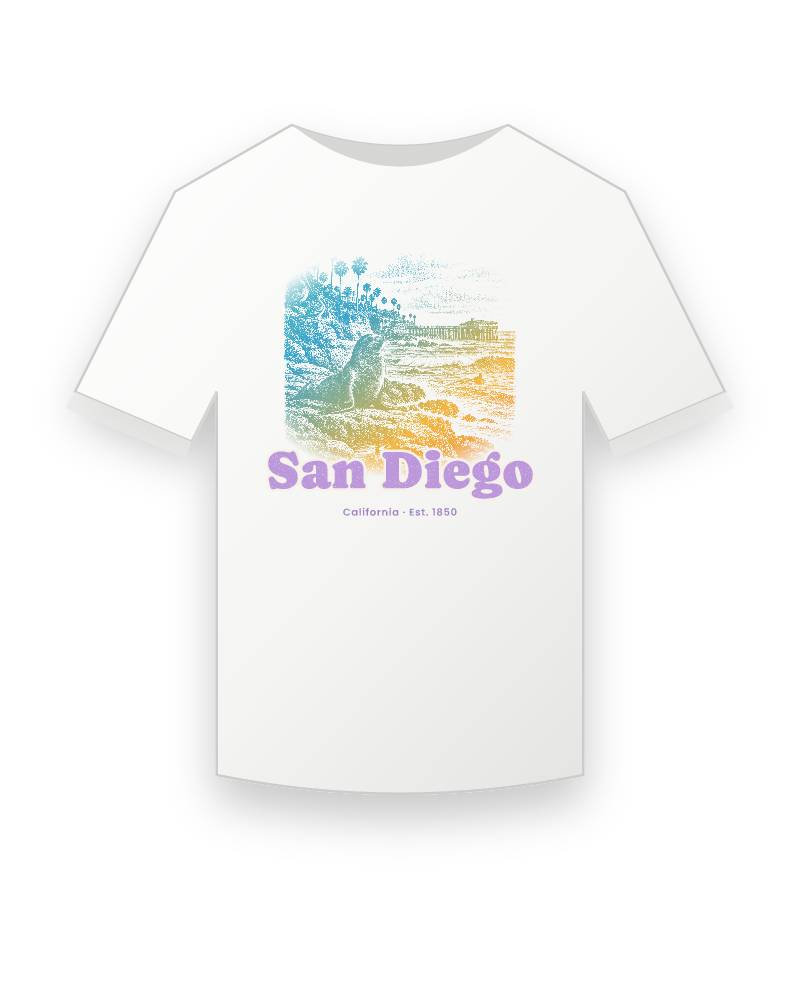 San Diego La Jolla Cove Youth Tee