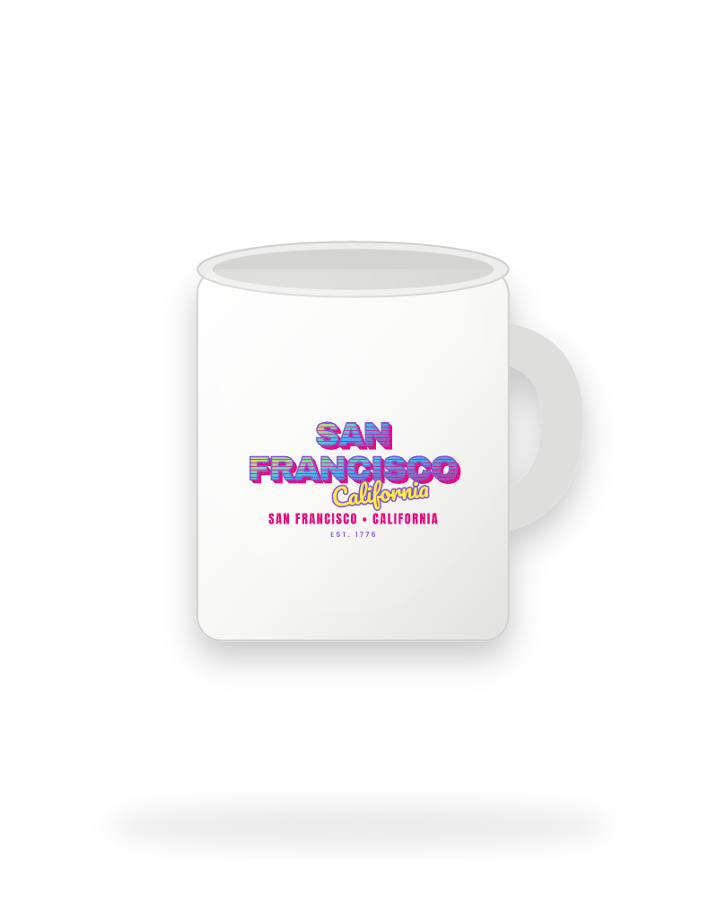 San Francisco Music TV Ceramic Mug 11oz