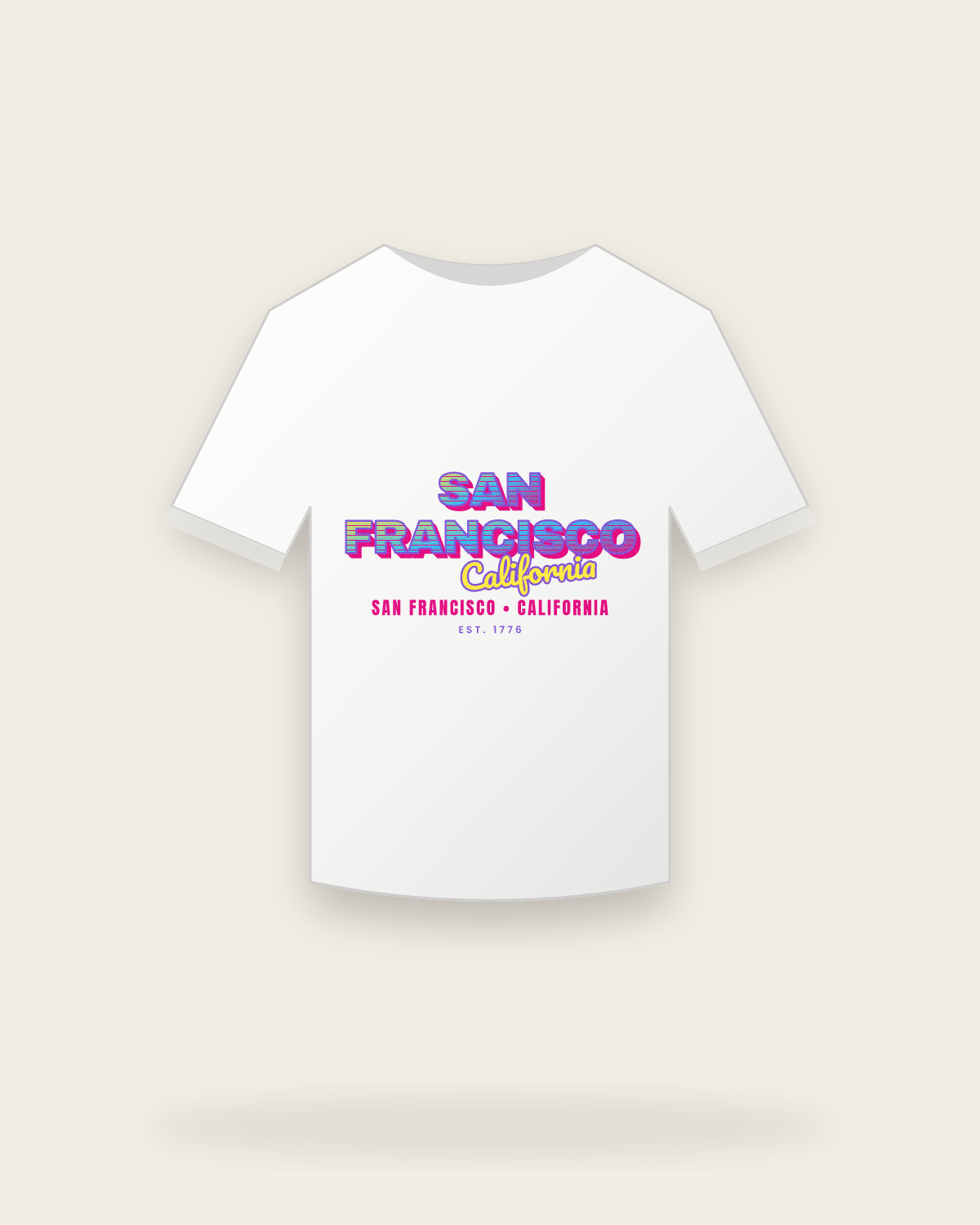 San Francisco Music TV Youth Tee in White