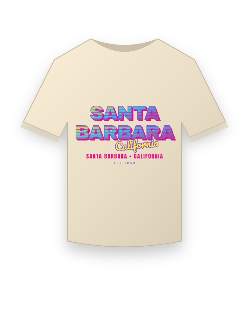 Santa Barbara Music TV Organic Cotton Tee
