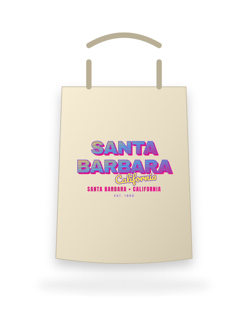 Santa Barbara Music TV Canvas Tote