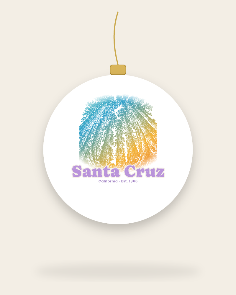 Santa Cruz Redwood Cathedral Ceramic Ornament
