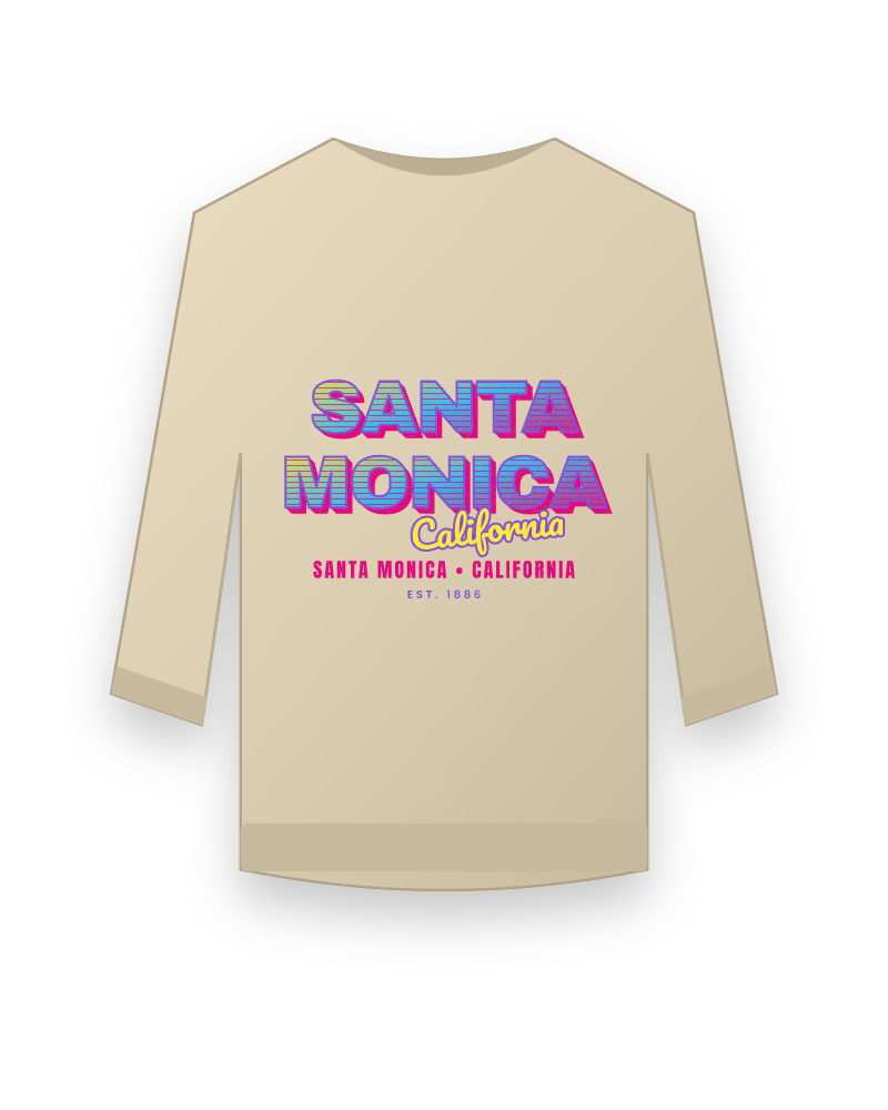 Santa Monica Music TV Crewneck Sweatshirt