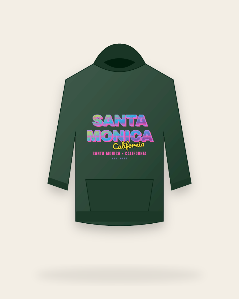 Santa Monica Music TV Hooded Sweatshirt