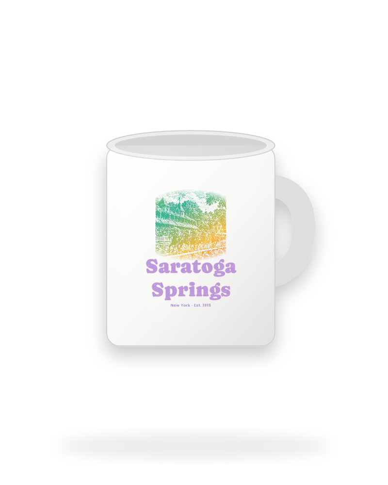 Saratoga Springs Homestretch Ceramic Mug 11oz