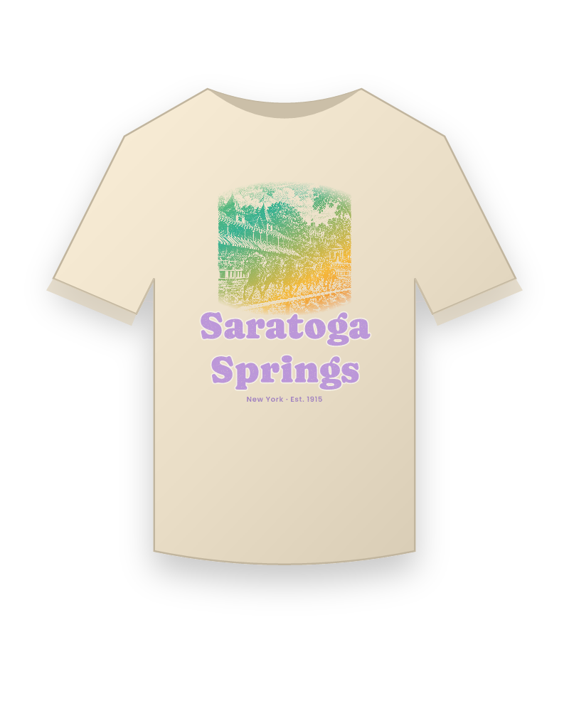 Saratoga Springs Homestretch Classic Tee