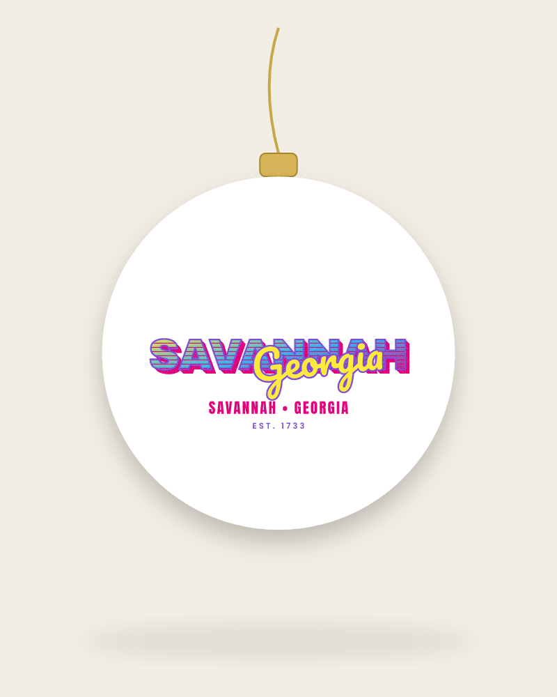 Savannah Music TV Ceramic Ornament