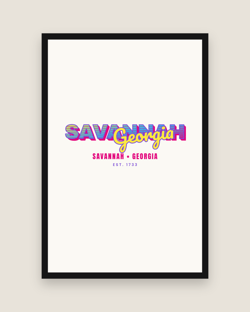 Savannah Music TV Matte Poster