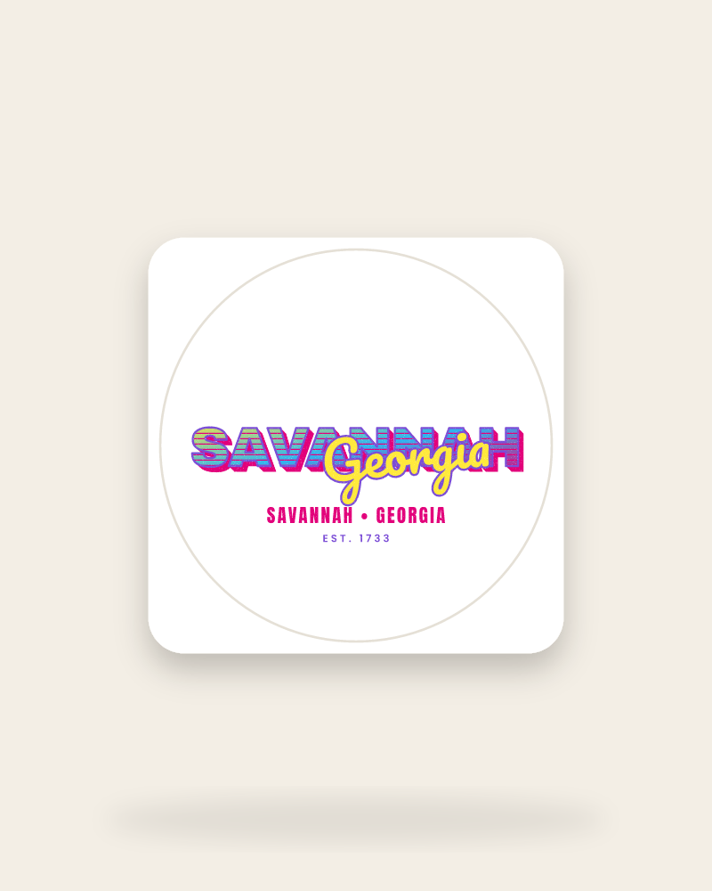 Savannah Music TV Kiss-Cut Sticker
