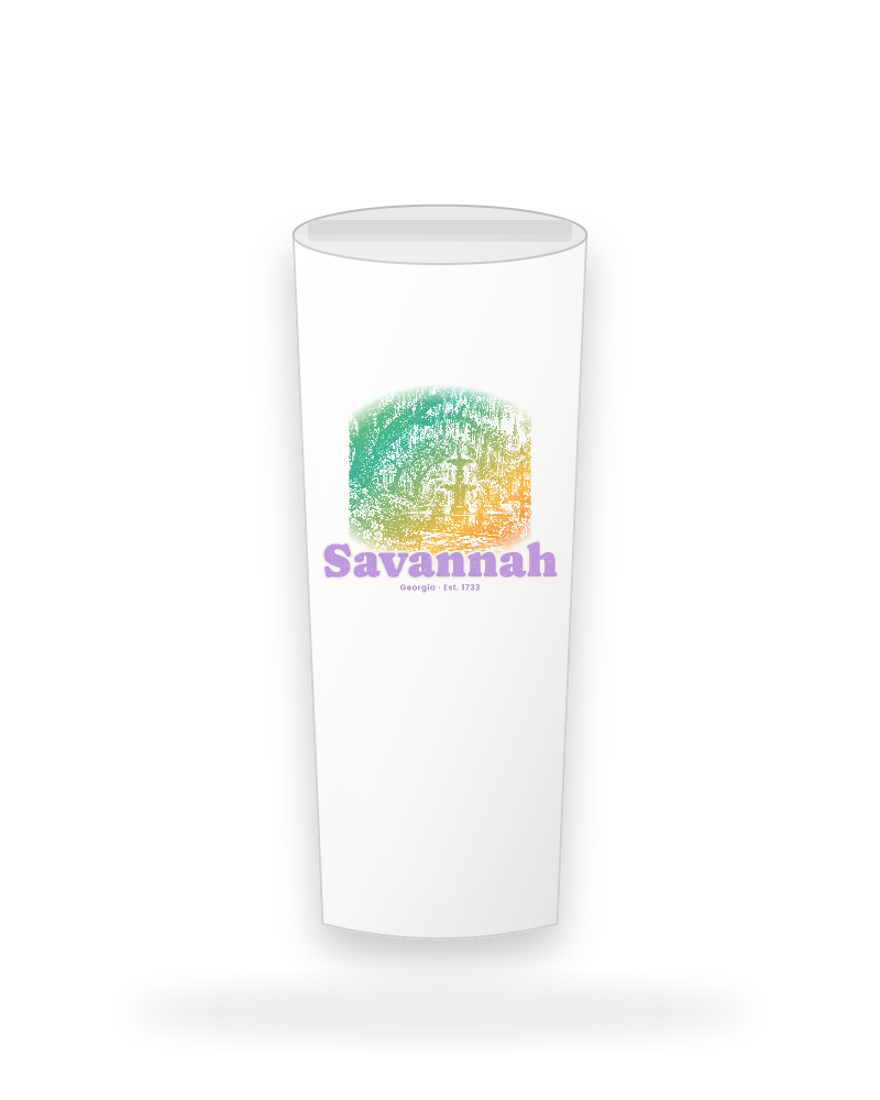 Savannah Moss & Fountain Insulated Tumbler 20oz