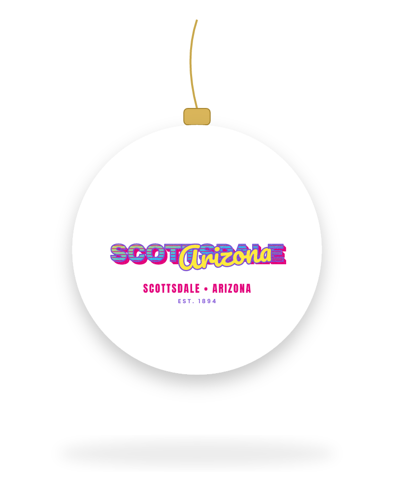 Scottsdale Music TV Ceramic Ornament