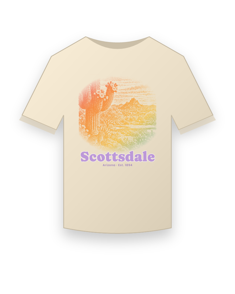 Scottsdale Saguaro Cottontail Classic Tee