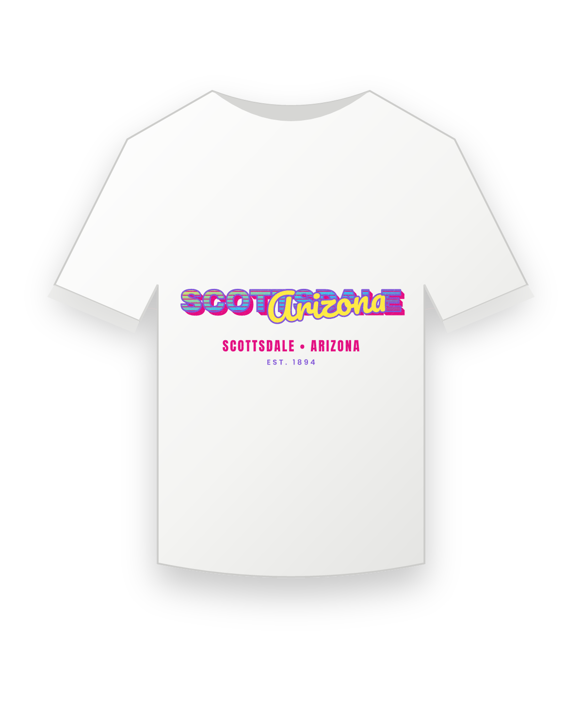 Scottsdale Music TV Youth Tee in White