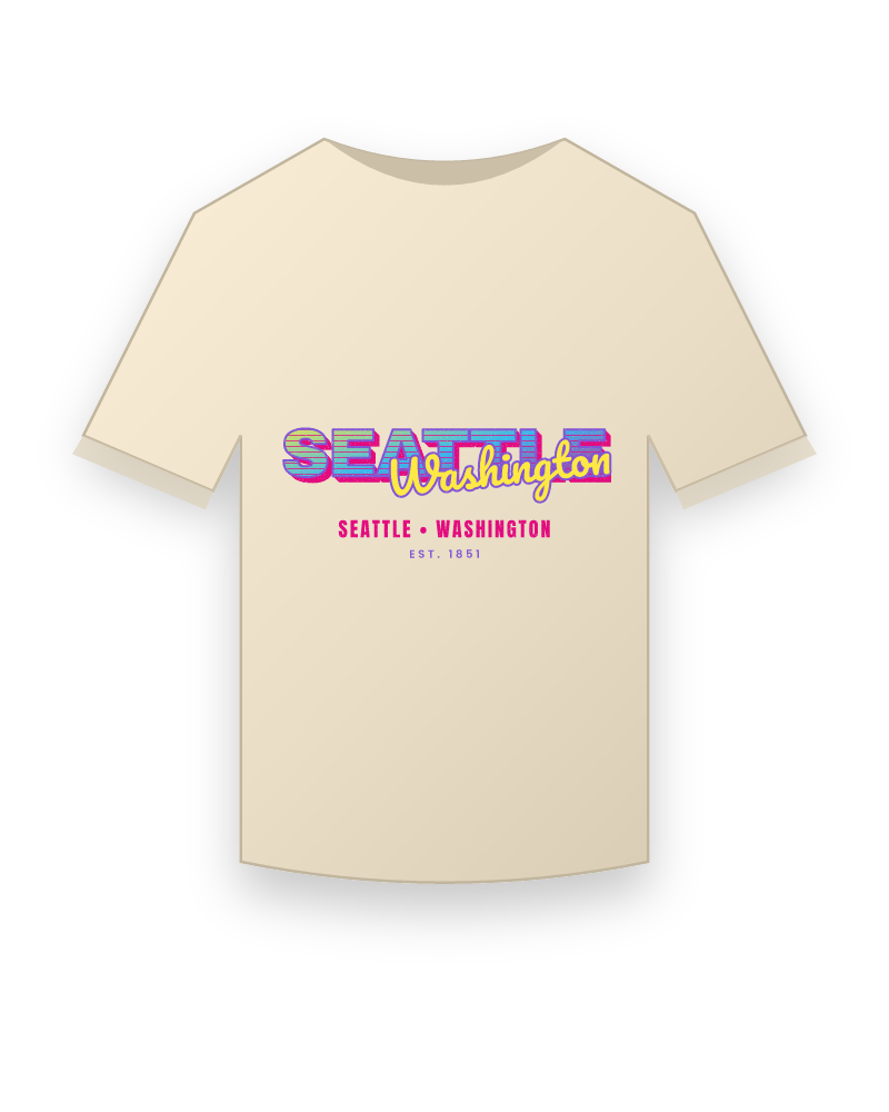 Seattle Music TV Organic Cotton Tee