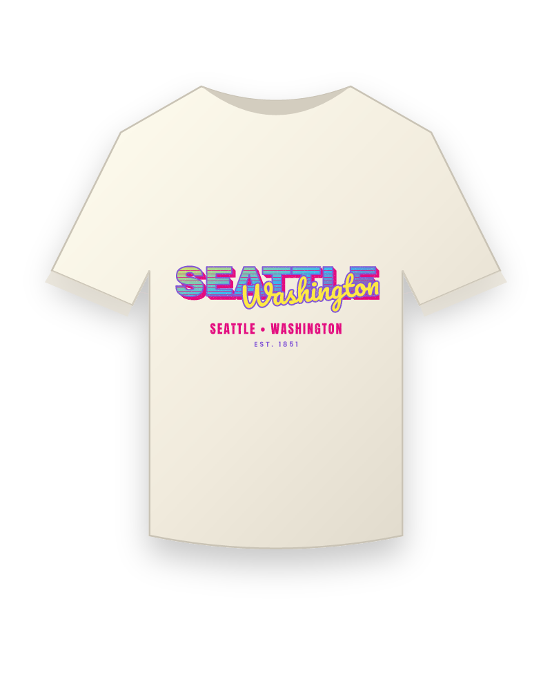 Seattle Music TV Vintage Wash Tee