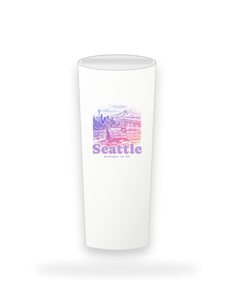 Seattle Sound Orca Insulated Tumbler 20oz