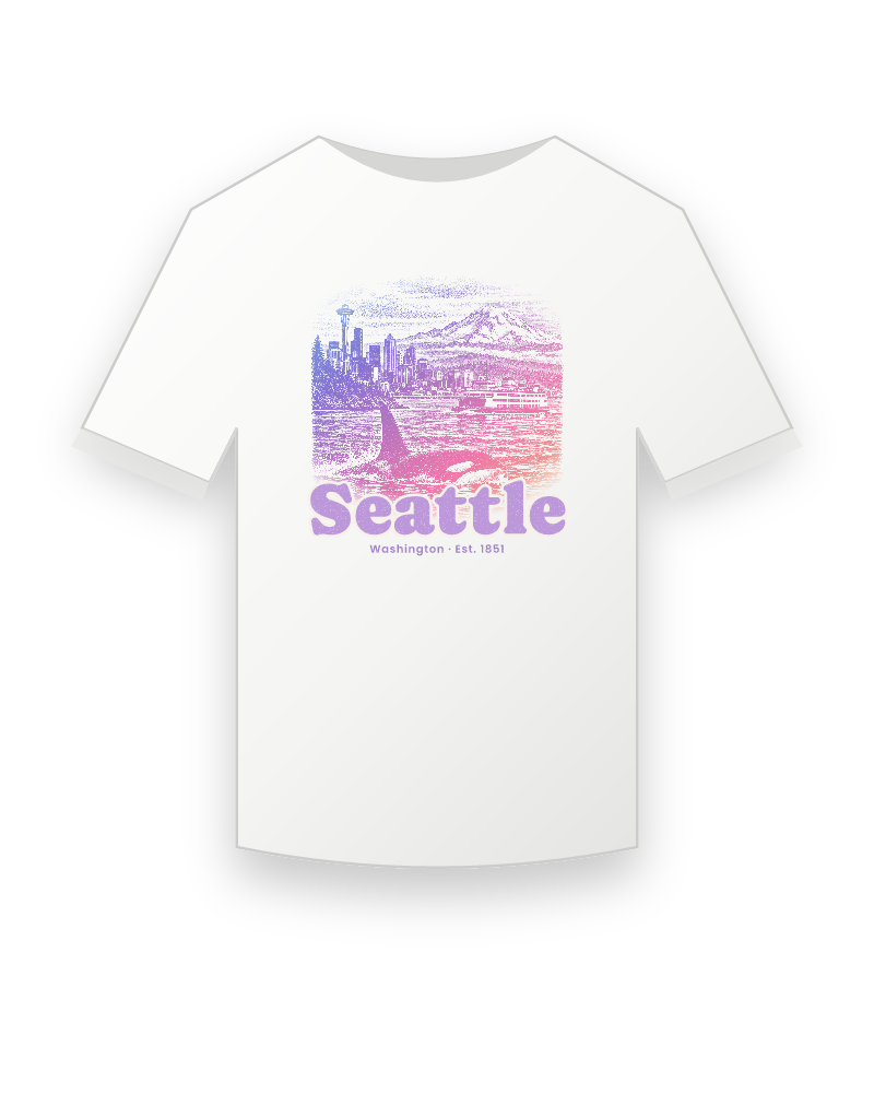 Seattle Sound Orca Youth Tee