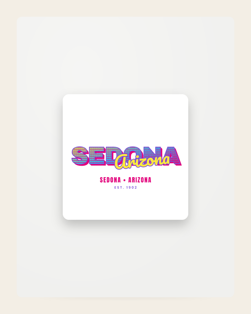 Sedona Music TV Fridge Magnet