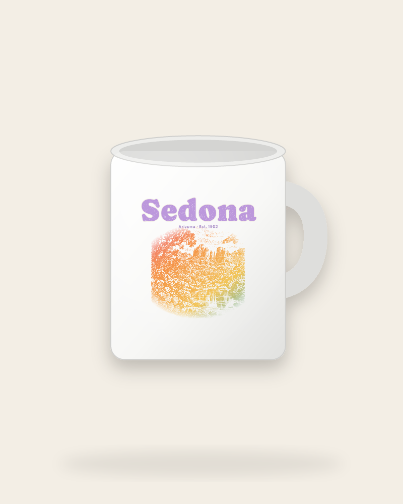 Sedona Cathedral Rock Ceramic Mug 11oz