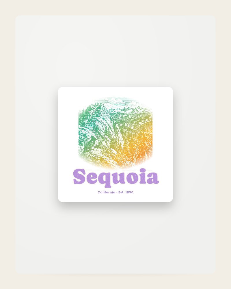 Sequoia Moro Rock Fridge Magnet