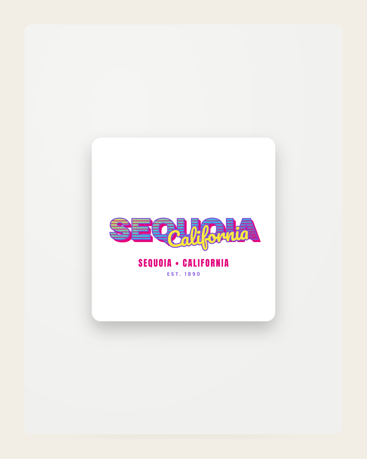 Sequoia Music TV Fridge Magnet in White