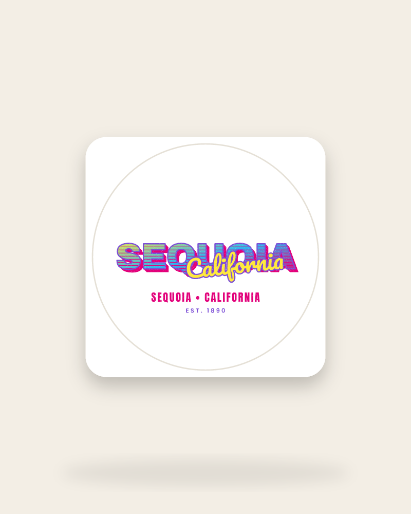 Sequoia Music TV Kiss-Cut Sticker