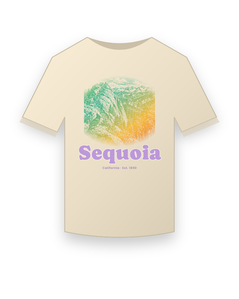 Sequoia Moro Rock Organic Cotton Tee