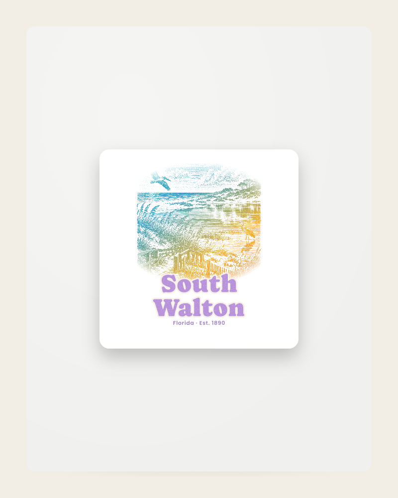 South Walton Dune Lake Fridge Magnet