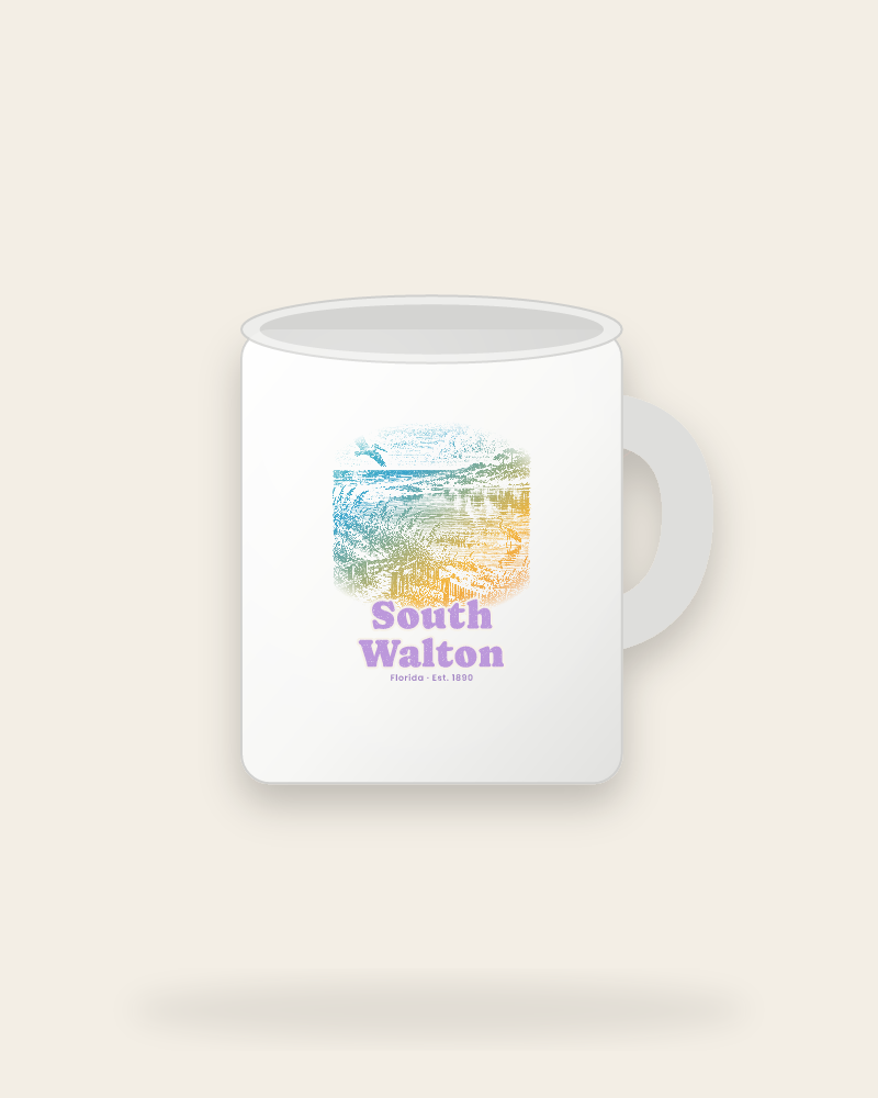 South Walton Dune Lake Ceramic Mug 11oz