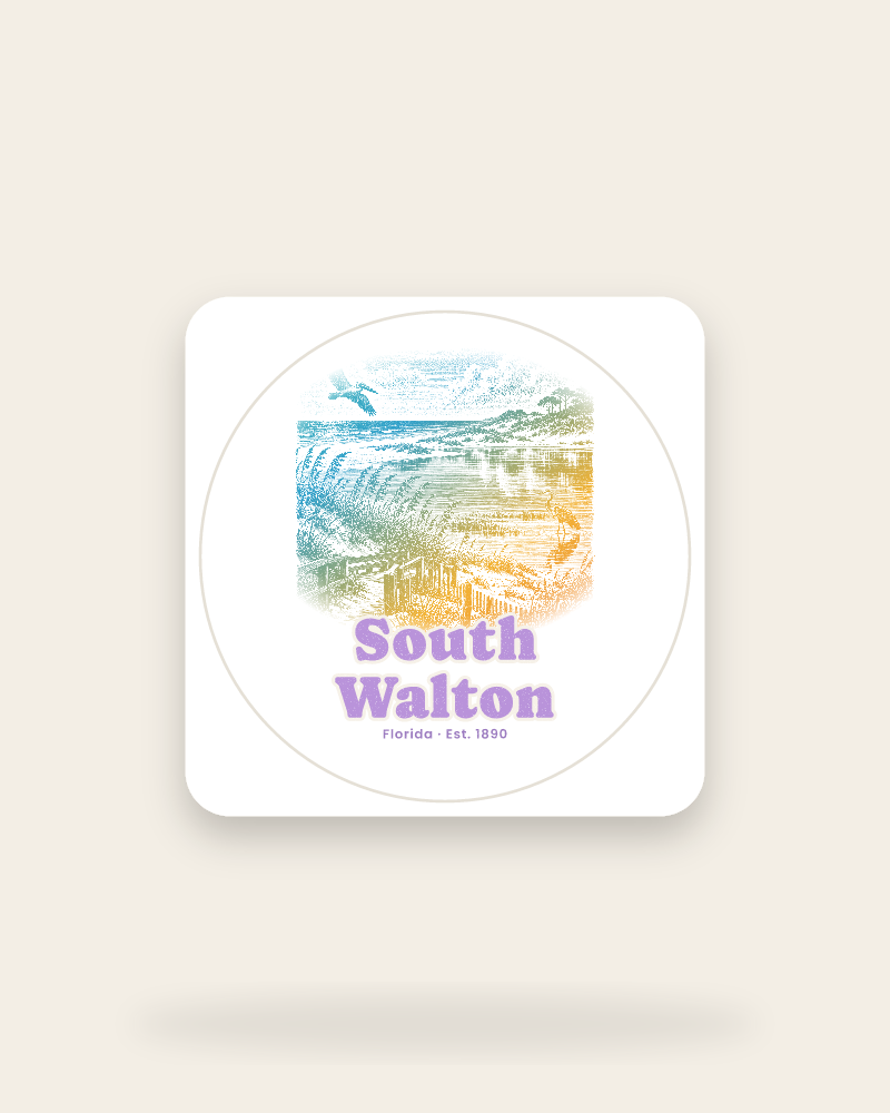 South Walton Dune Lake Kiss-Cut Sticker