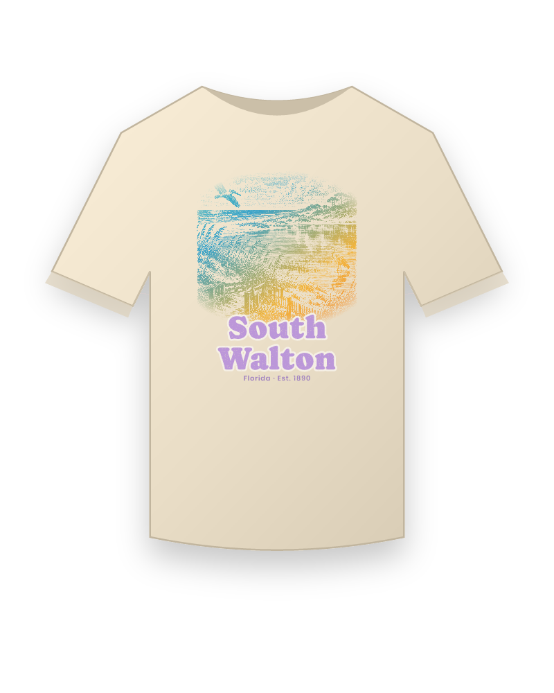 South Walton Dune Lake Organic Cotton Tee