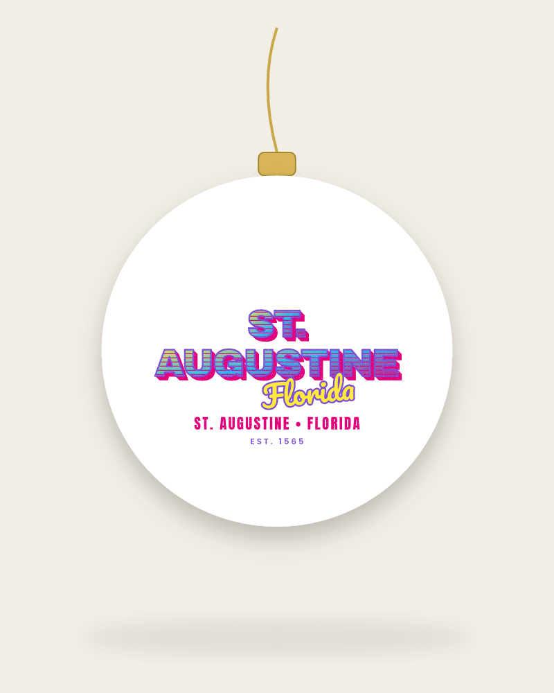 St. Augustine Music TV Ceramic Ornament