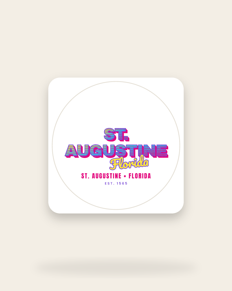St. Augustine Music TV Kiss-Cut Sticker
