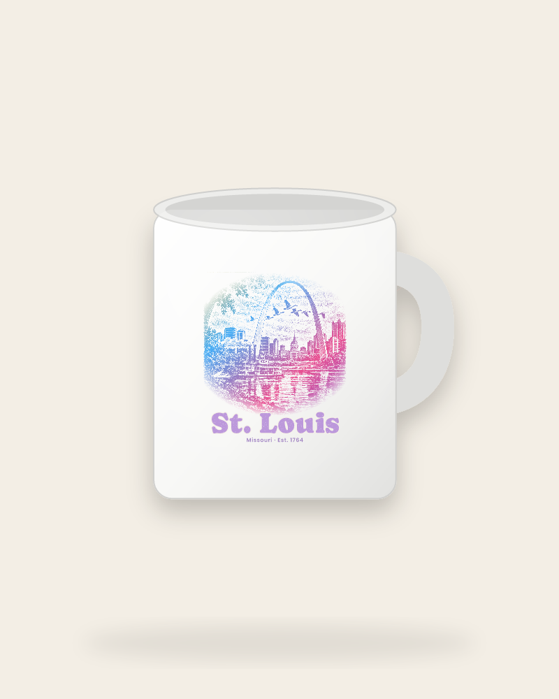 St. Louis Gateway Arch Ceramic Mug 11oz