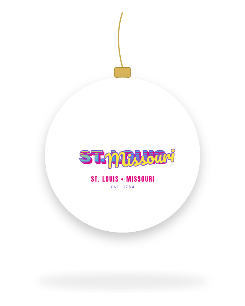 St. Louis Music TV Ceramic Ornament