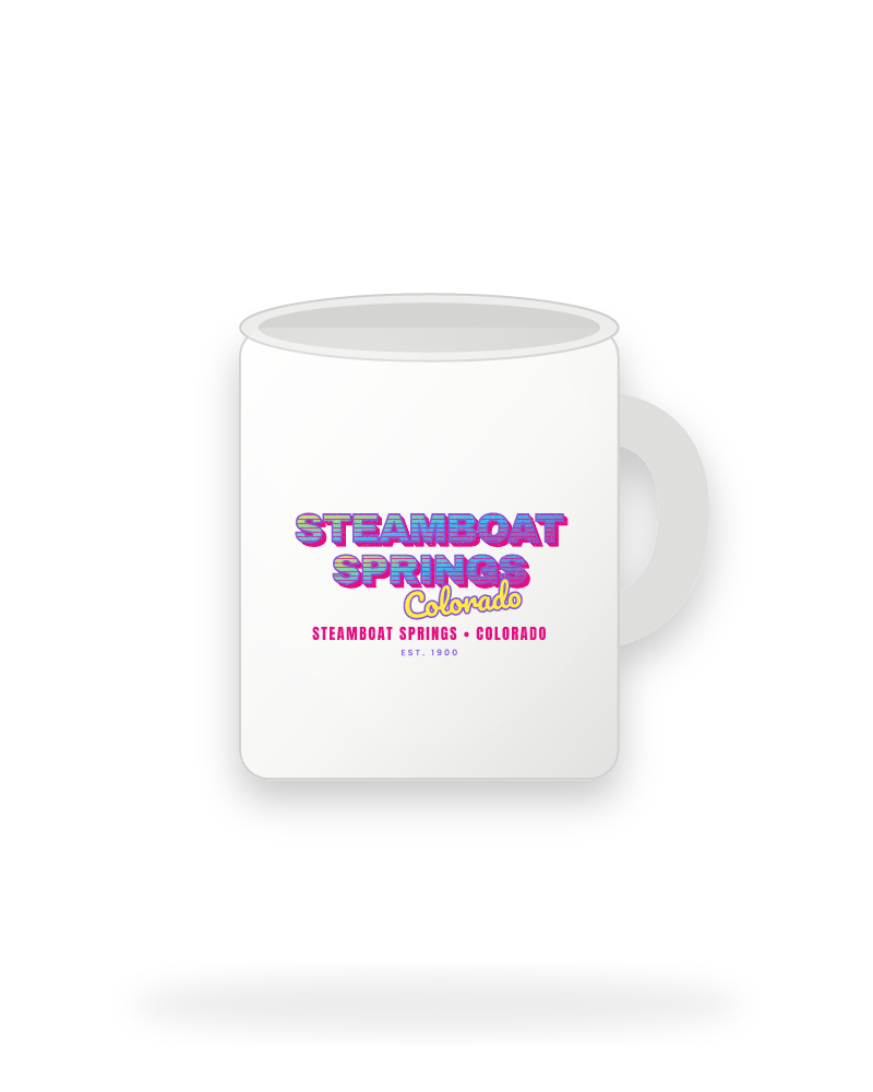 Steamboat Springs Music TV Ceramic Mug 11oz