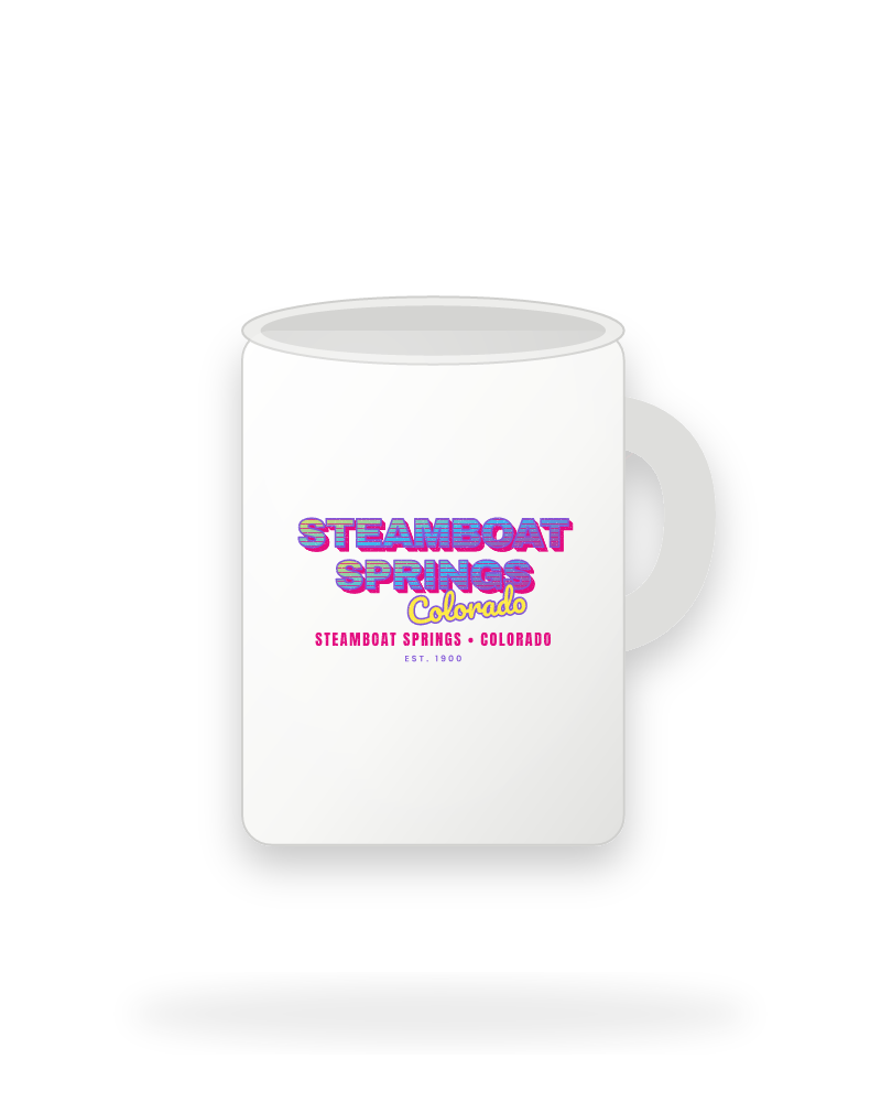 Steamboat Springs Music TV Ceramic Mug 15oz