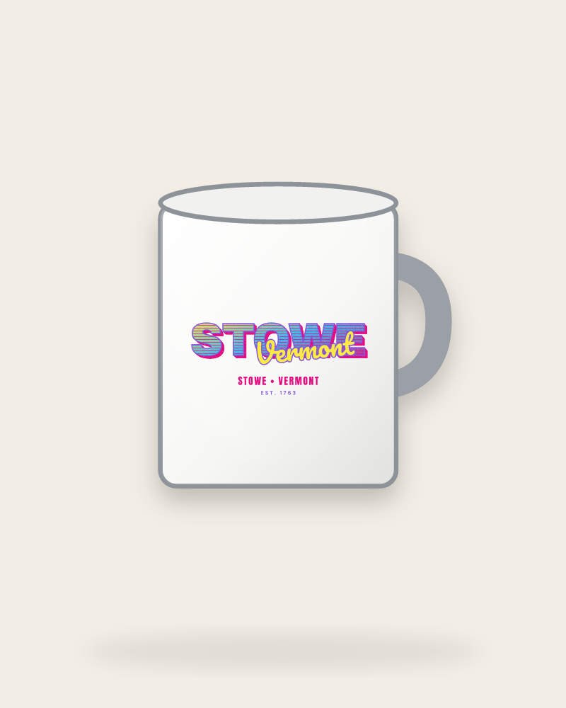 Stowe Music TV Enamel Camp Mug
