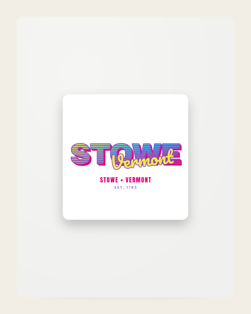 Stowe Music TV Fridge Magnet