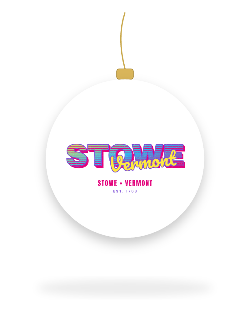 Stowe Music TV Ceramic Ornament