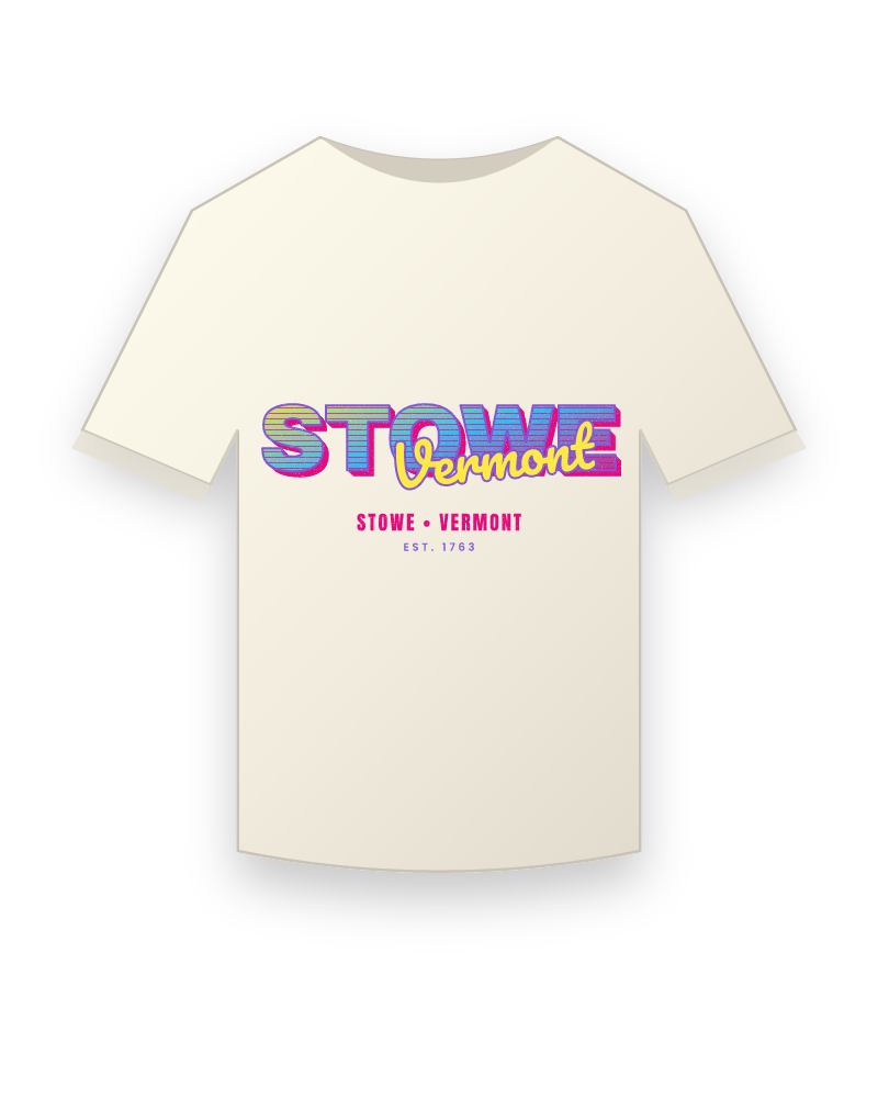 Stowe Music TV Vintage Wash Tee