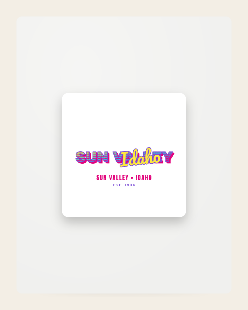 Sun Valley Music TV Fridge Magnet