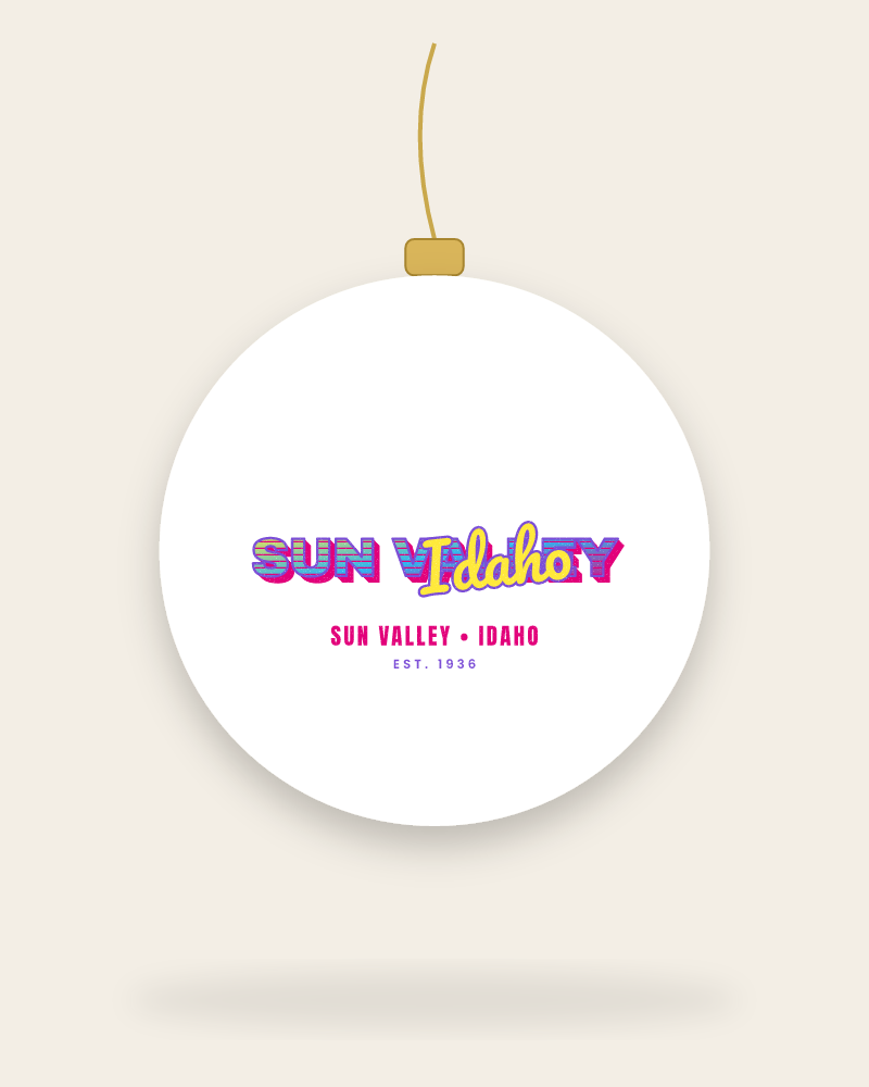 Sun Valley Music TV Ceramic Ornament